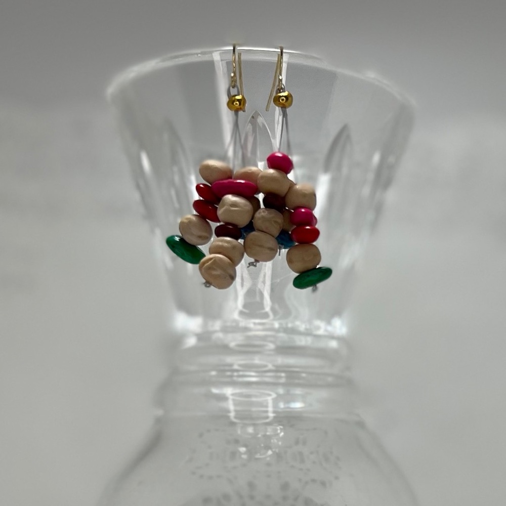 TGB Confetti Seed Dangle Earrings